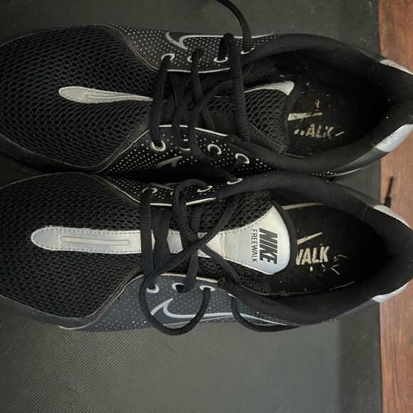 NIKE Free Walk+ white size 10 433735-020 Black & Gray - Picture 2 of 12